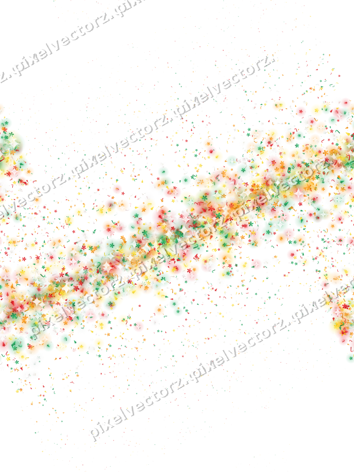 Seamless glitter band in red and orange on a transparent background