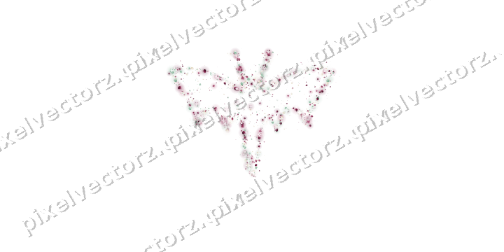 Seamless glitter bat of pumpkins on a transparent background