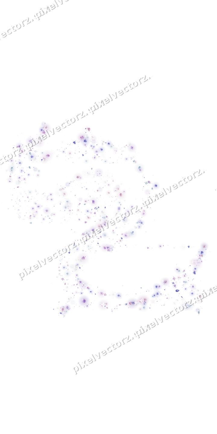 Seamless glitter dragon of bells and eggs on a transparent background