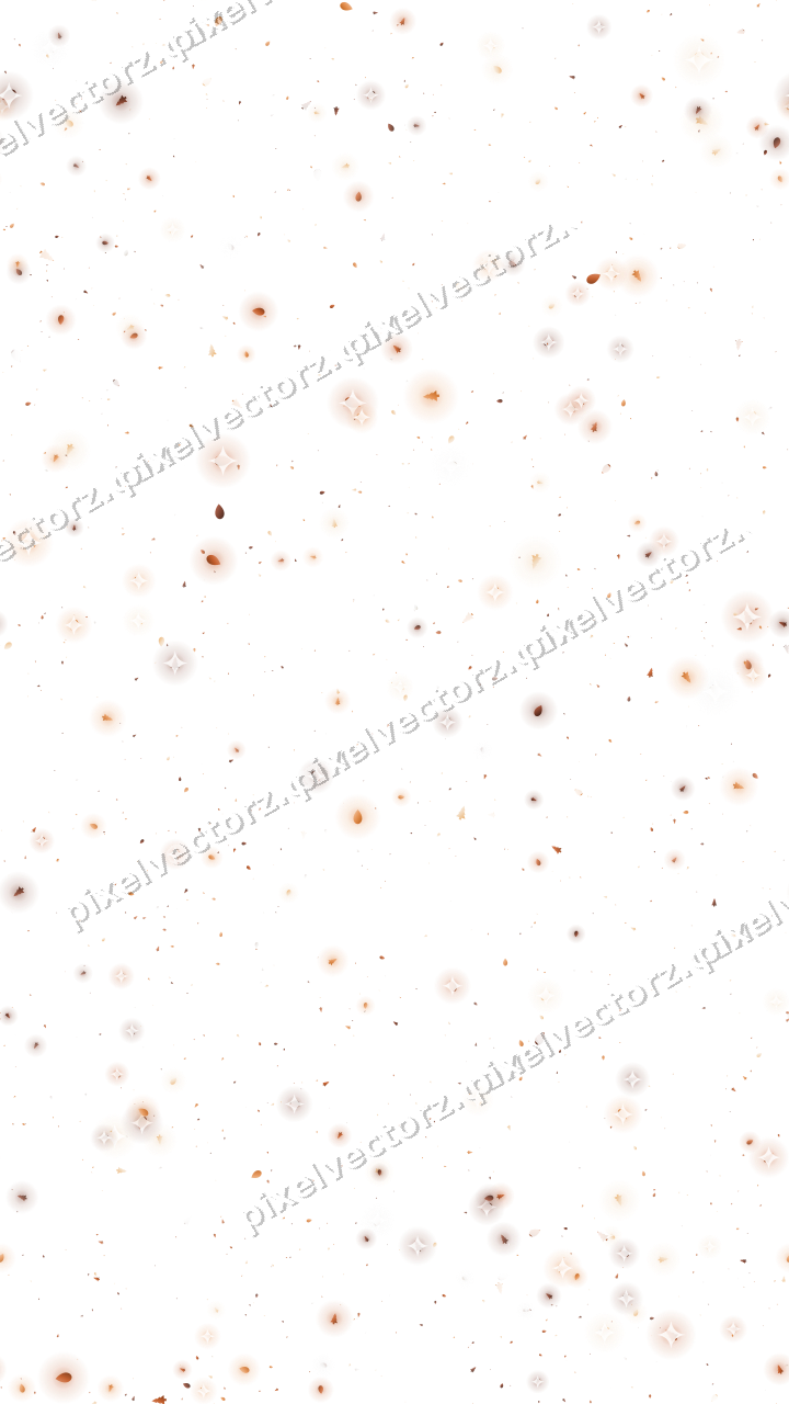 Seamless glitter scatter on a transparent background