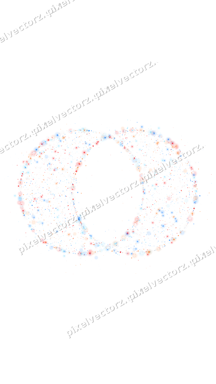 Seamless glitter wedding rings of sparkles on a transparent background