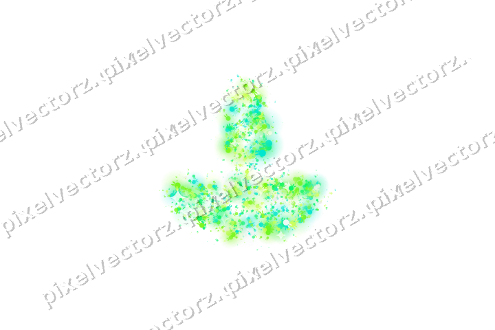 Seamless glitter diya lamp of bunnies on a transparent background