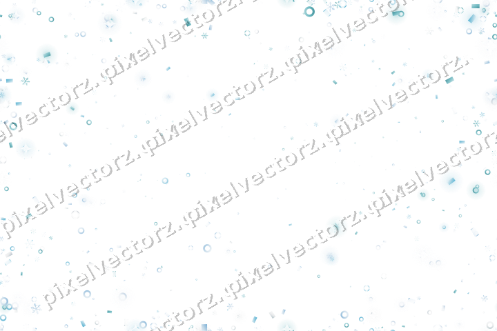 Nahtlose Glitzervignette in Türkis auf transparentem Grund