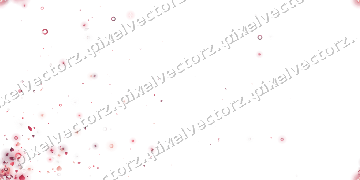 Nahtloser Glitzerfächer aus Funken und Herzen auf transparentem Grund