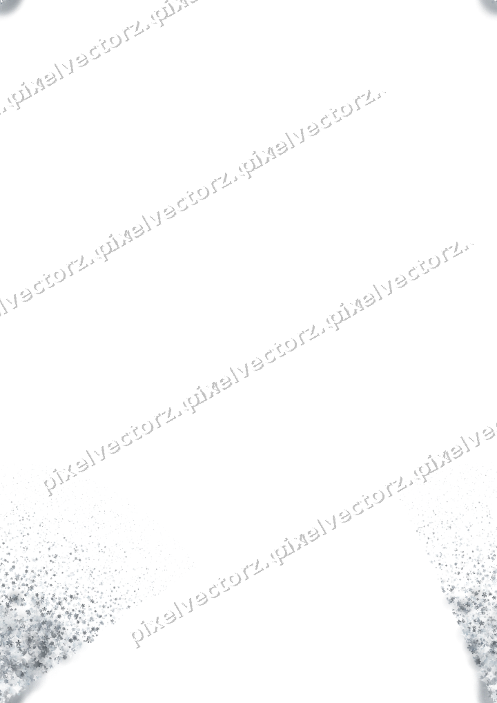 Seamless glitter corner in pale blue on a transparent background
