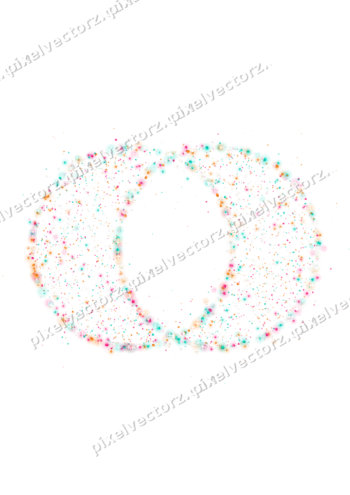 Seamless glitter wedding rings in pink on a transparent background
