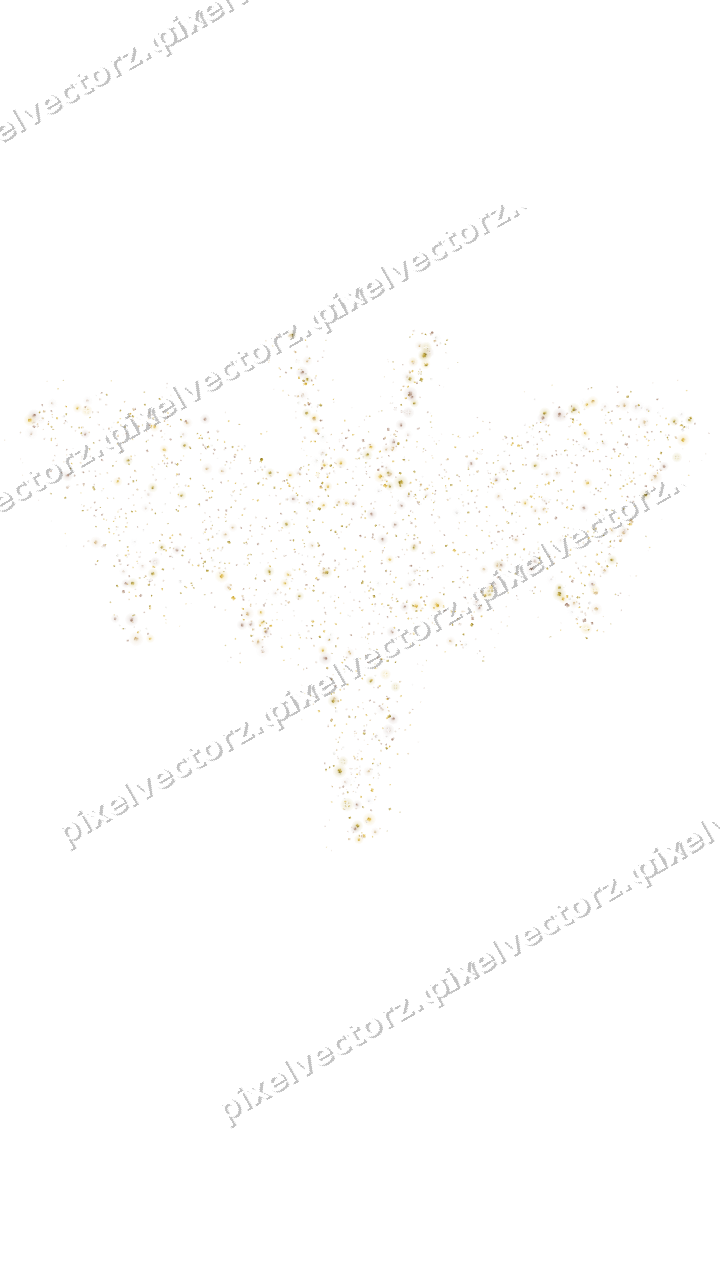 Seamless glitter bat of bunnies and masks on a transparent background