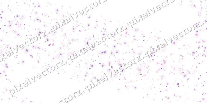 Nahtloses Glitzerband aus Punkten und Konfetti auf transparentem Grund
