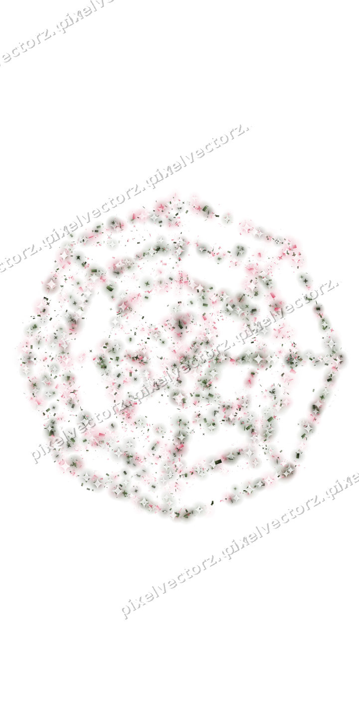 Seamless glitter spider web in pink on a transparent background
