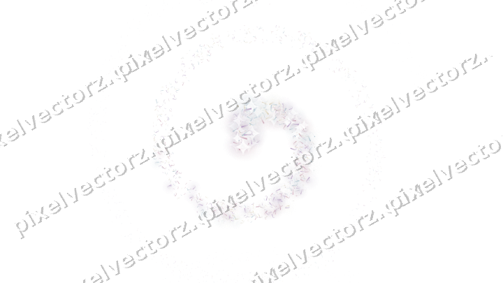 Seamless glitter spiral of candy canes on a transparent background