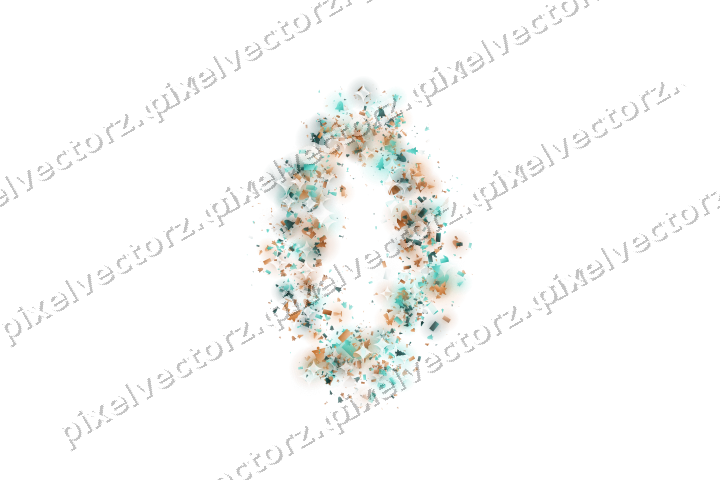 Seamless glitter lantern in orange on a transparent background