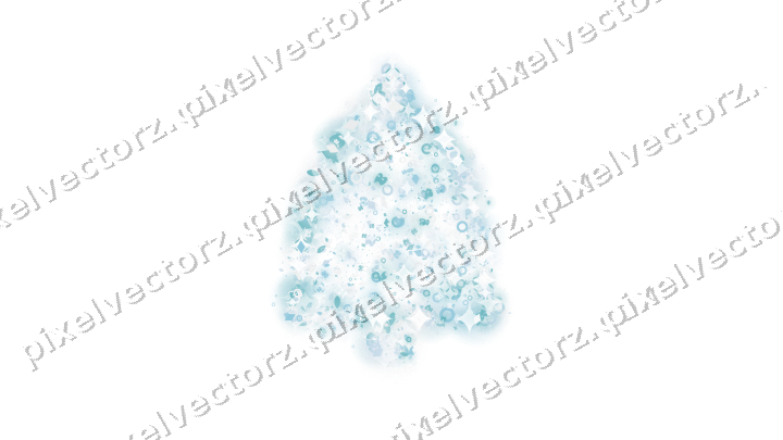 Seamless glitter bell of masks and leaves on a transparent background