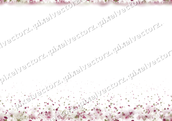 Seamless rising glitter in dark pink on a transparent background