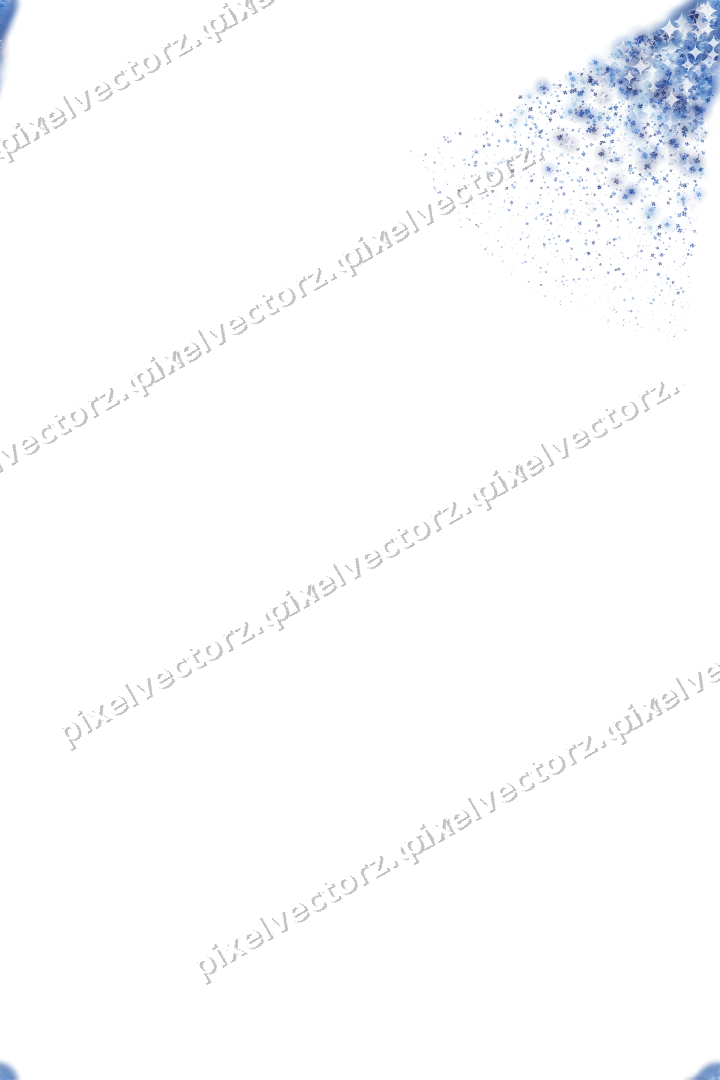 Seamless glitter corner of shamrocks on a transparent background