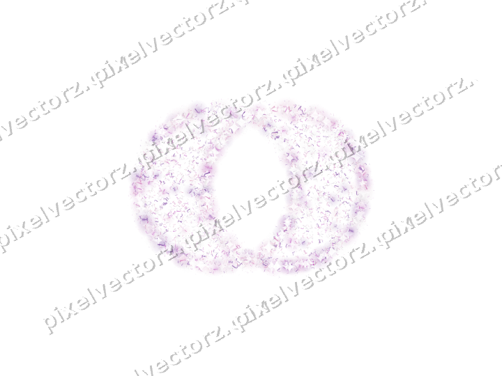 Seamless glitter wedding rings in magenta on a transparent background
