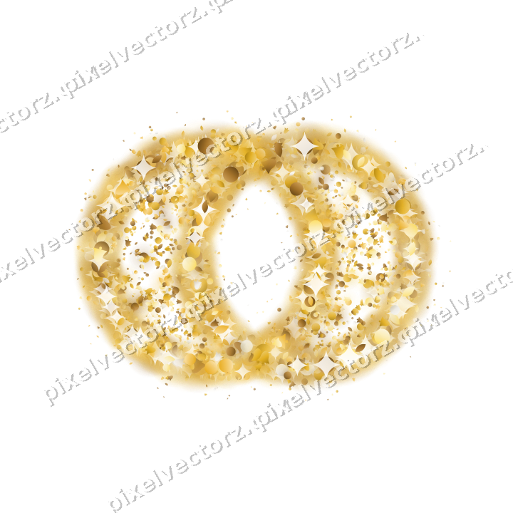 Seamless glitter wedding rings on a transparent background