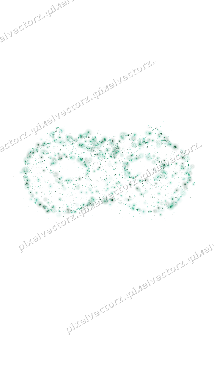 Seamless glitter carnival mask on a transparent background