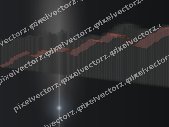 Leuchtender Neon Diagramm Hintergrund in Rot und Blassbernstein