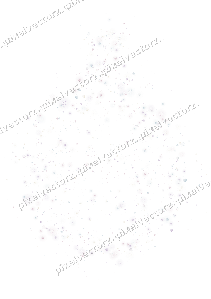 Seamless glitter bauble of hearts on a transparent background