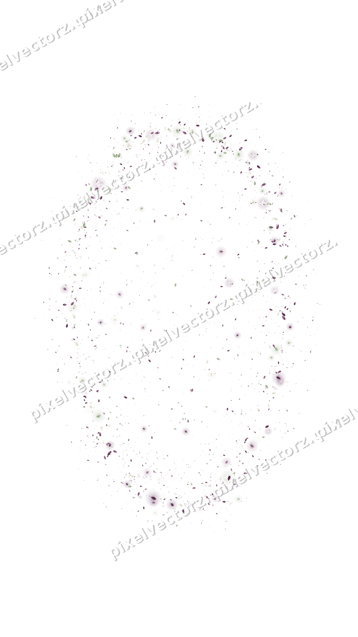 Seamless glitter easter egg of leaves on a transparent background