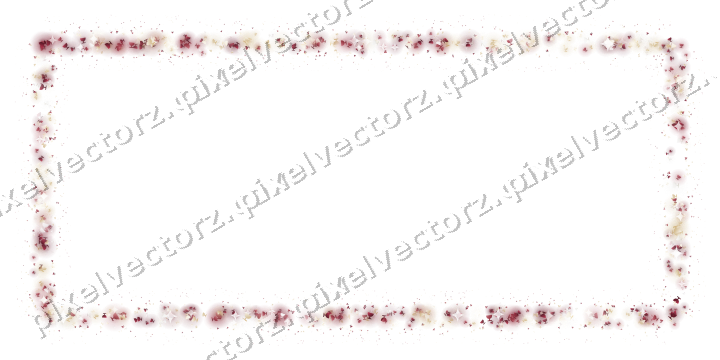 Seamless glitter frame of champagne coupes on a transparent background