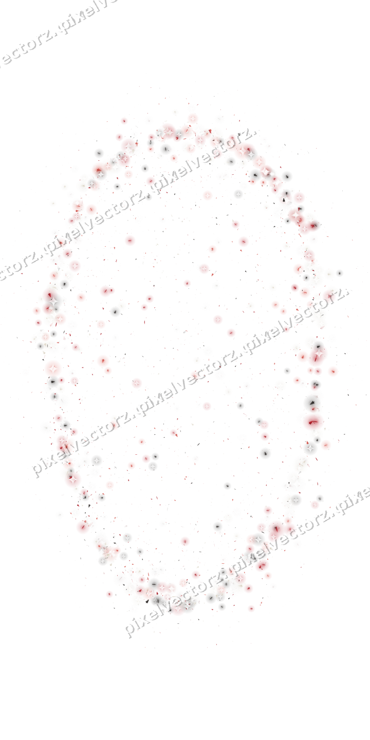 Seamless glitter easter egg in red on a transparent background