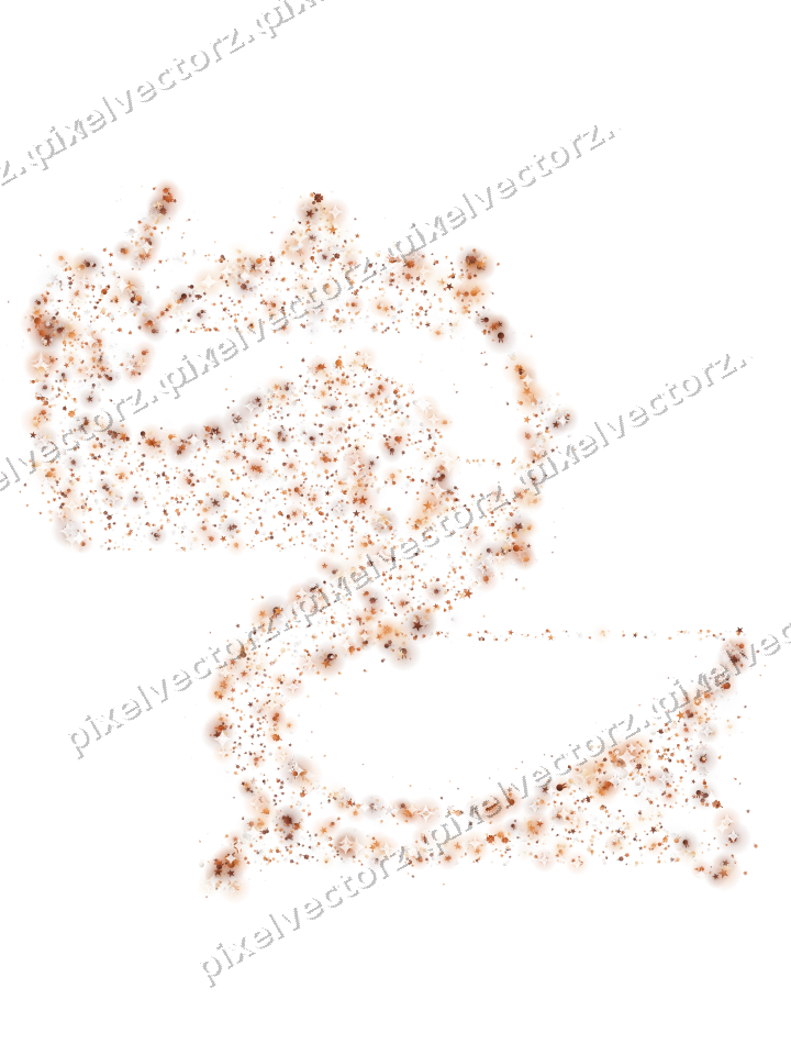 Seamless glitter dragon on a transparent background