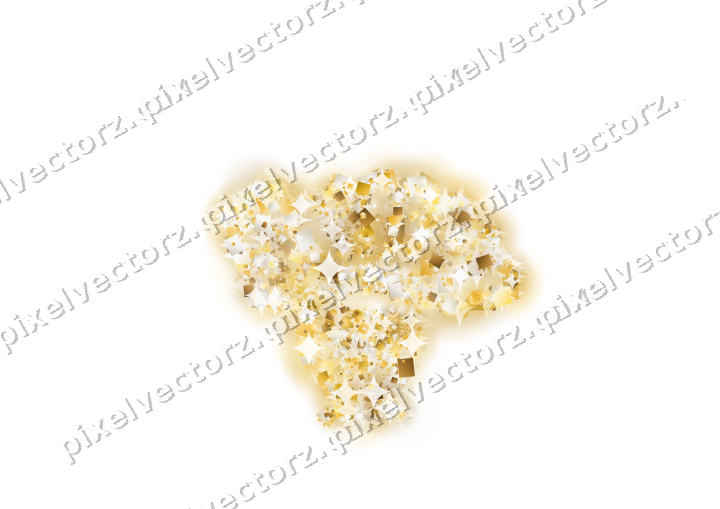 Seamless glitter turkey of gifts on a transparent background