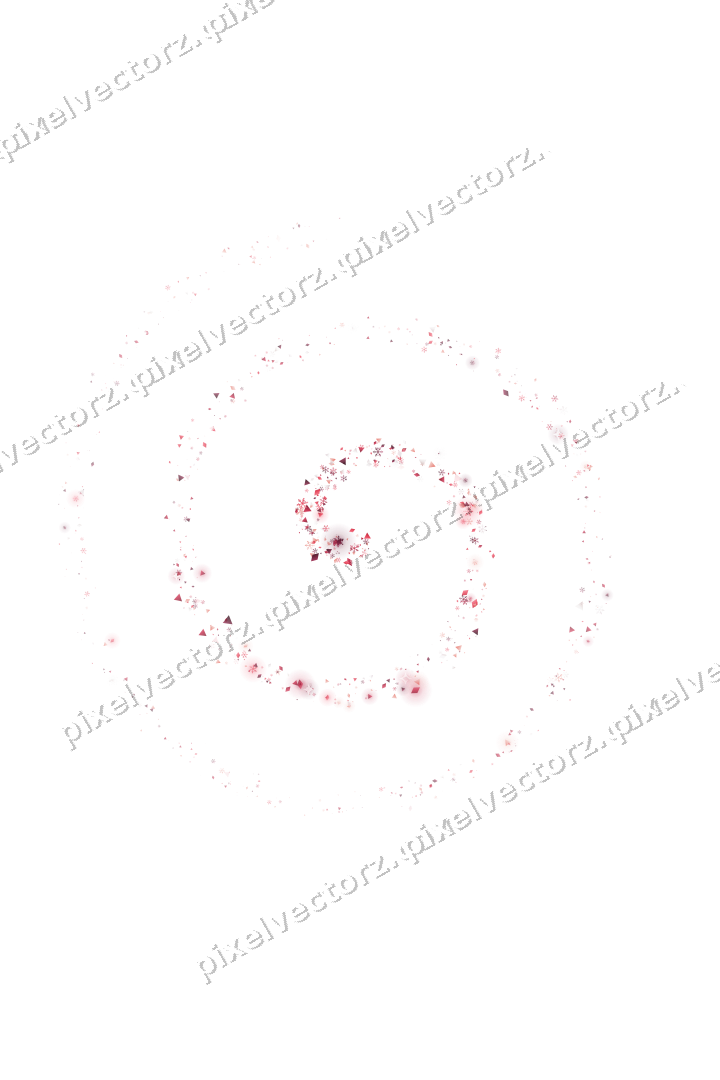 Nahtlose Glitzerspirale in Rosa und Rot auf transparentem Grund