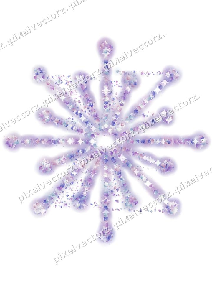 Seamless glitter firework of masks on a transparent background