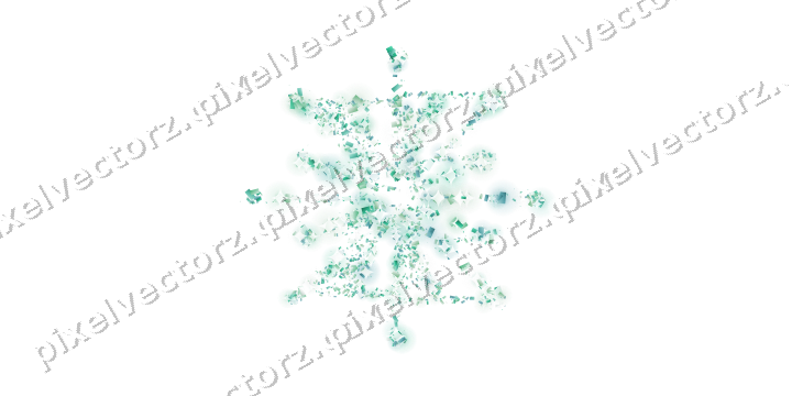 Seamless glitter firework of confetti on a transparent background