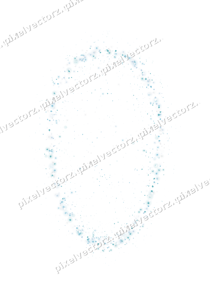 Seamless glitter easter egg of baubles on a transparent background