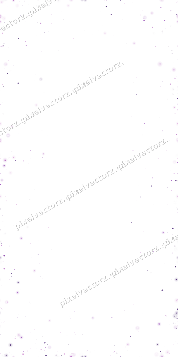 Nahtlose Glitzervignette in Violett auf transparentem Grund