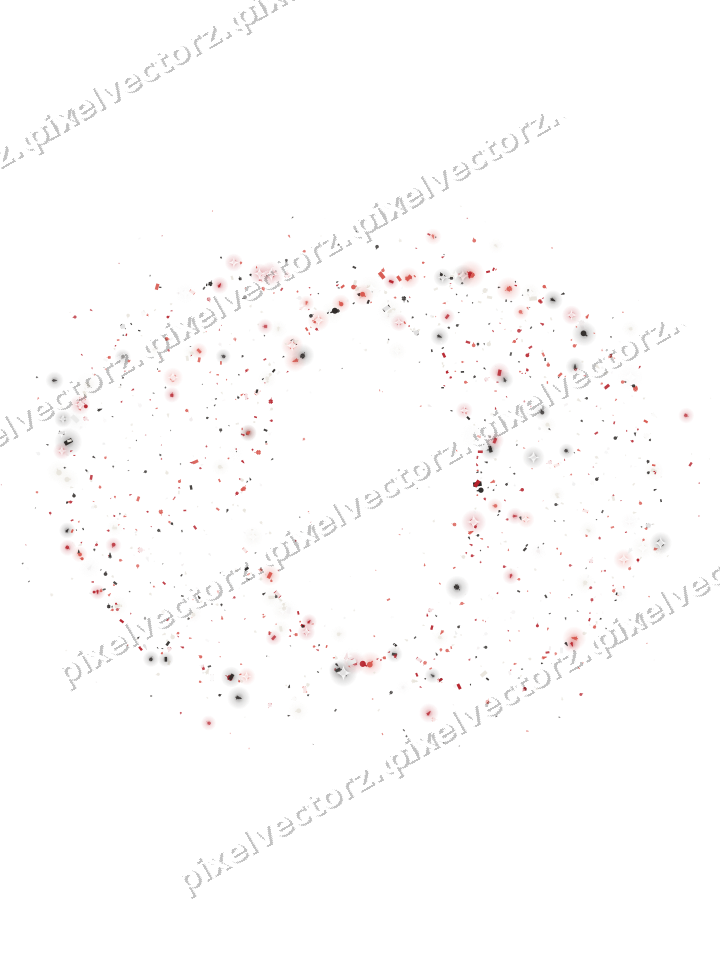 Seamless glitter wedding rings in red on a transparent background