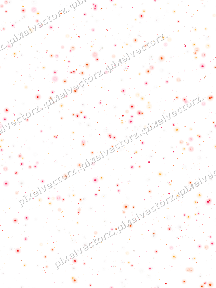 Seamless glitter scatter of pumpkins on a transparent background