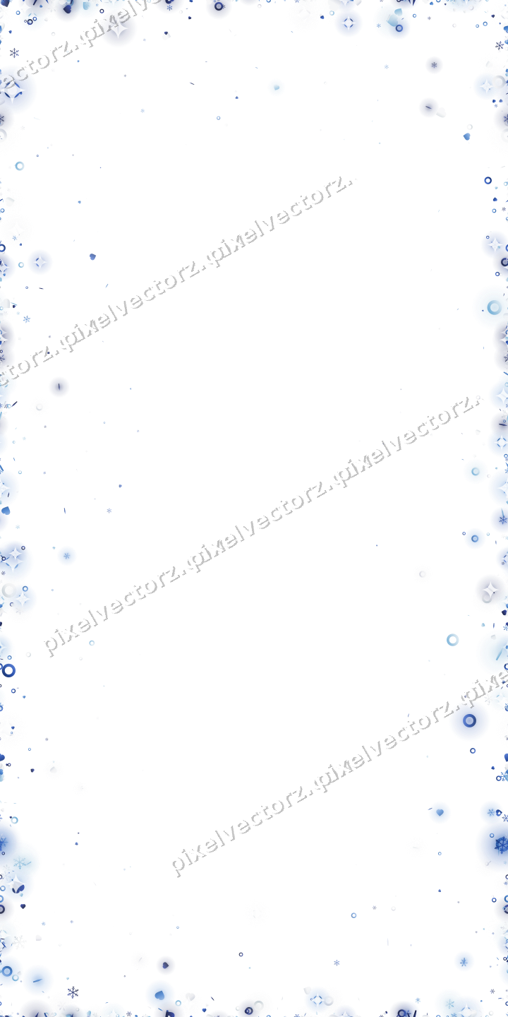 Nahtlose Glitzervignette in Blau und Türkis auf transparentem Grund