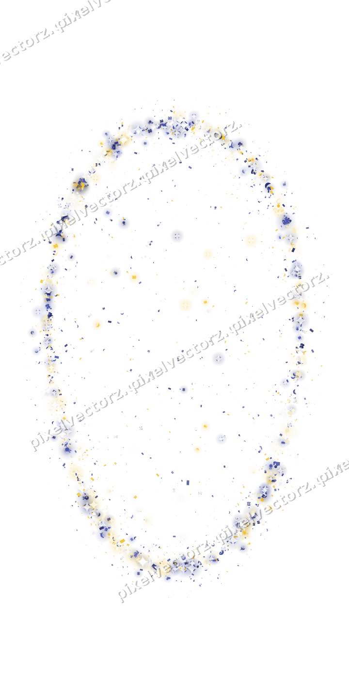 Seamless glitter easter egg in dark blue on a transparent background