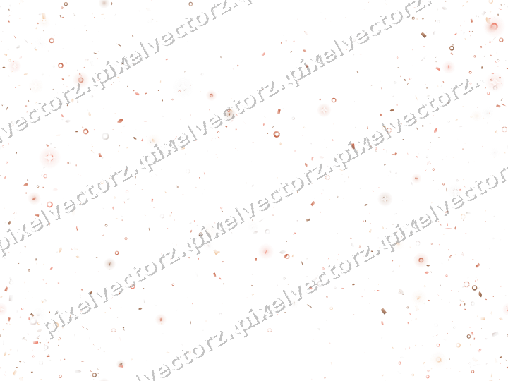 Nahtloser Glitzerkranz aus Tropfen und Ringen auf transparentem Grund
