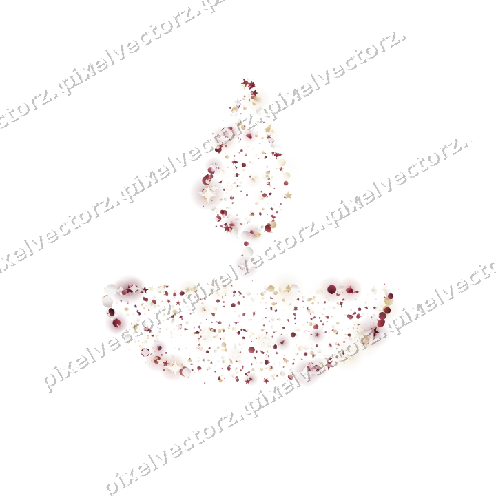 Seamless glitter diya lamp in dark pink on a transparent background