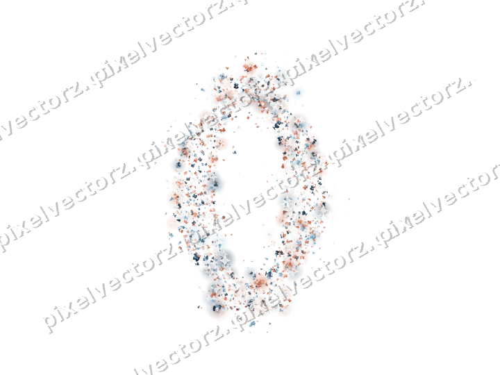 Seamless glitter lantern in orange on a transparent background