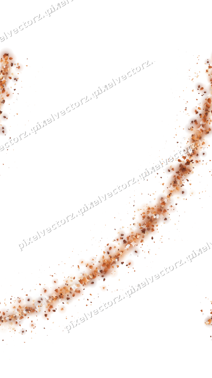 Seamless glitter arc of bells and eggs on a transparent background