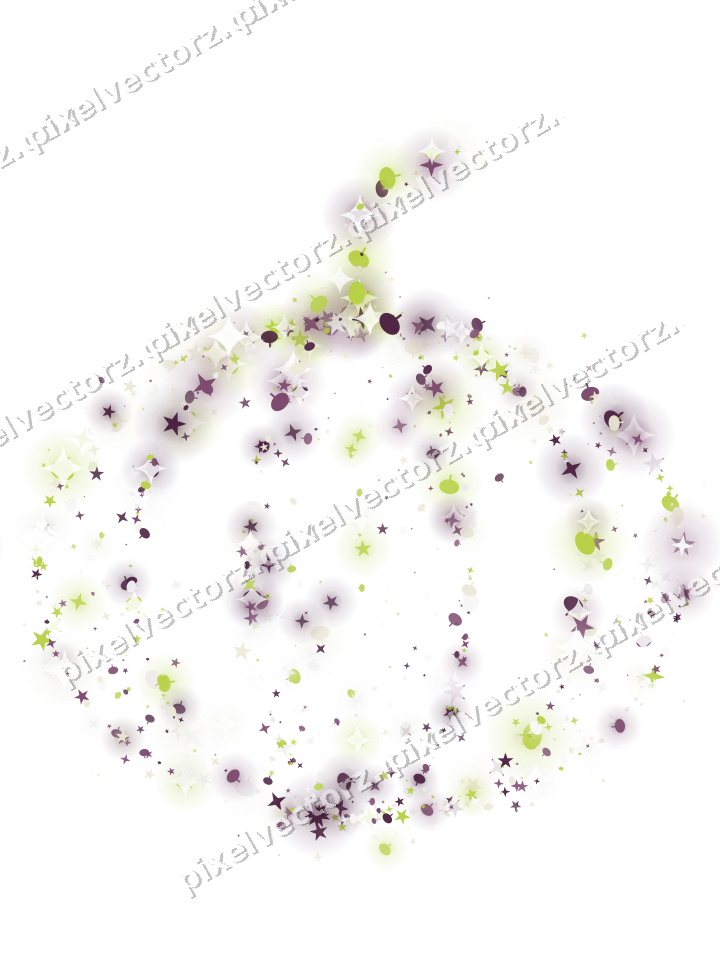 Seamless glitter pumpkin in dark magenta on a transparent background