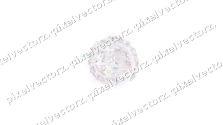 Nahtlose Glitzerspirale in Blassrosa auf transparentem Grund