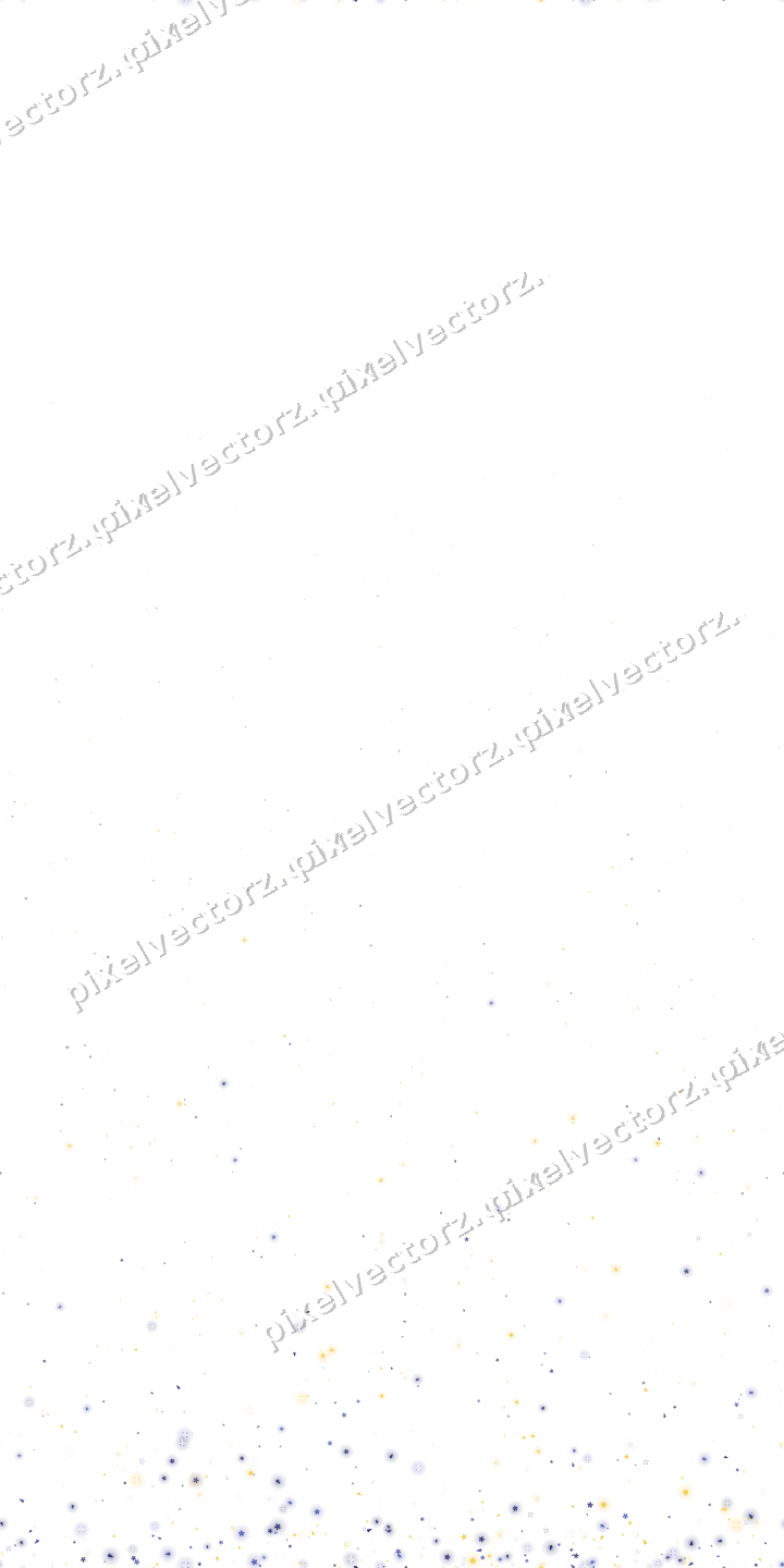 Seamless rising glitter in dark blue on a transparent background