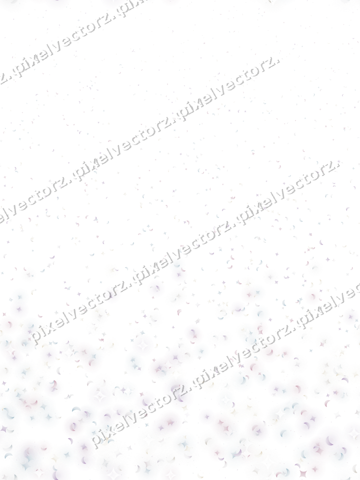 Seamless rising glitter in pale pink on a transparent background