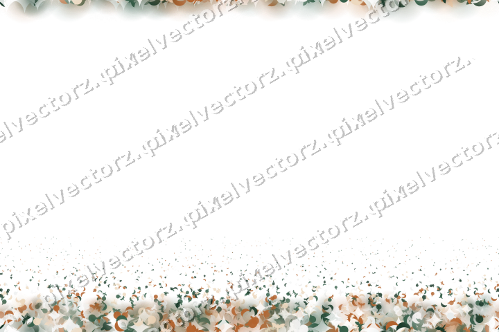 Seamless rising glitter in dark green on a transparent background