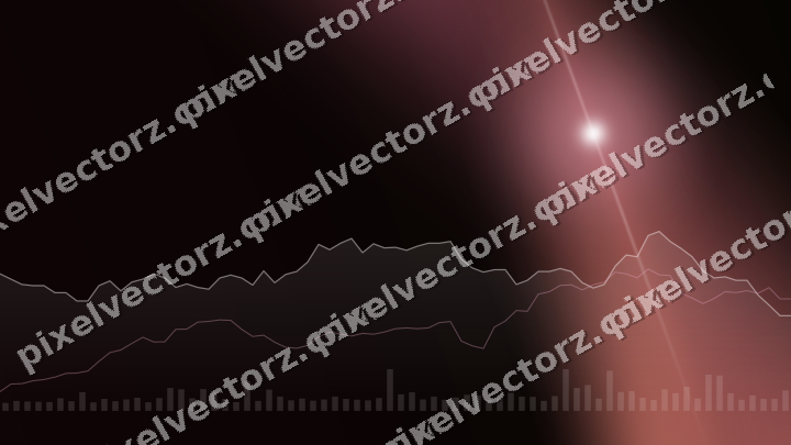 Leuchtender Neon Diagramm Hintergrund in Rosa und Rot