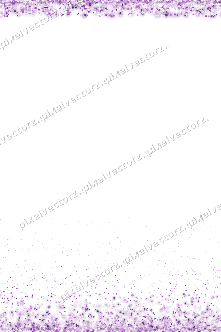 Seamless glitter border of bells and eggs on a transparent background