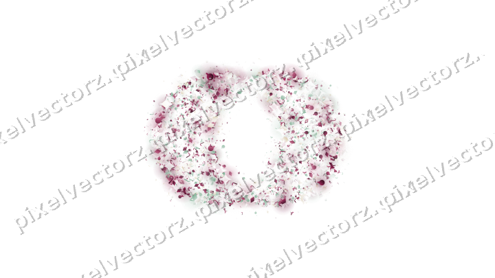 Seamless glitter wedding rings on a transparent background