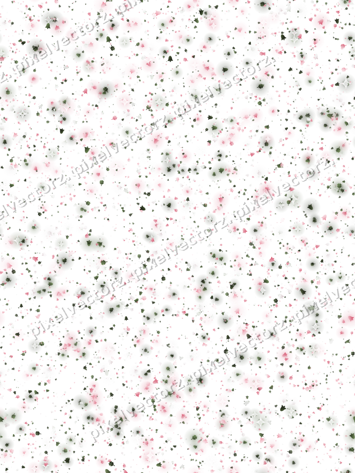 Seamless glitter scatter in pink on a transparent background